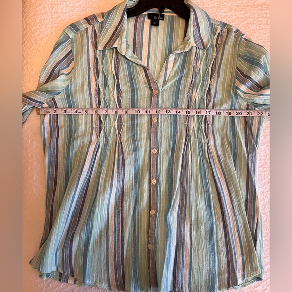Erica Striped Button Down - Picture 4 of 5